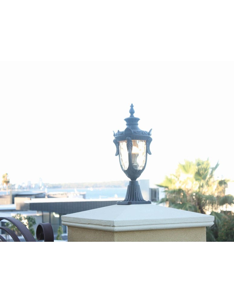 Standing garden lamps - Elstead PHILADELPHIA Outdoor Standing E27 1x100W IP44 Brown PH3-M-OB - product kolory-swiatla.pl 3