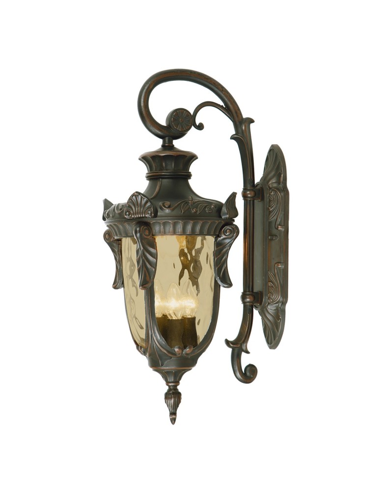 Outdoor wall lamps - Elstead PHILADELPHIA Wall lamp E14 3x60W IP44 Brown PH2-L-OB - product kolory-swiatla.pl 1