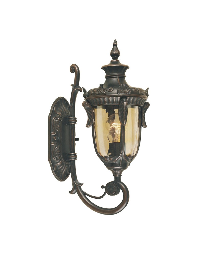 Outdoor wall lamps - Elstead PHILADELPHIA Wall lamp E27 1x100W IP44 Brown PH1-S-OB - product kolory-swiatla.pl 1