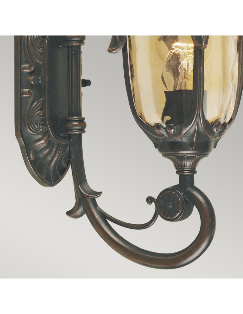 Outdoor wall lamps - Elstead PHILADELPHIA Wall lamp E27 1x100W IP44 Brown PH1-S-OB - product kolory-swiatla.pl 3