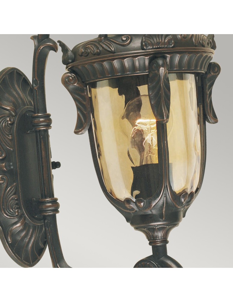 Outdoor wall lamps - Elstead PHILADELPHIA Wall lamp E27 1x100W IP44 Brown PH1-S-OB - product kolory-swiatla.pl 4