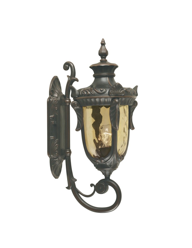 Outdoor wall lamps - Elstead PHILADELPHIA Wall lamp E27 1x100W IP44 Brown PH1-M-OB - product kolory-swiatla.pl 1