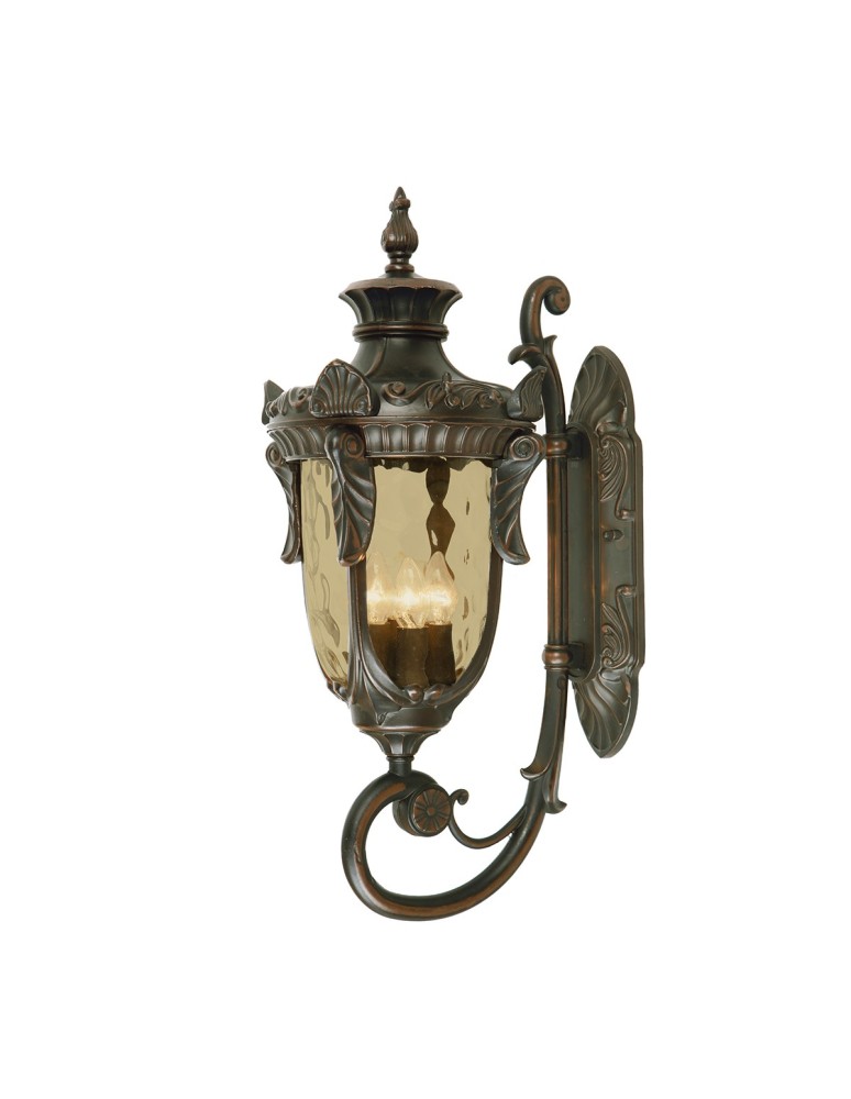 Outdoor wall lamps - Elstead PHILADELPHIA Wall lamp E14 3x60W IP44 Brown PH1-L-OB - product kolory-swiatla.pl 1