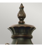 Outdoor wall lamps - Elstead PHILADELPHIA Wall lamp E14 3x60W IP44 Brown PH1-L-OB - product 2