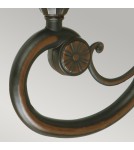 Outdoor wall lamps - Elstead PHILADELPHIA Wall lamp E14 3x60W IP44 Brown PH1-L-OB - product 5