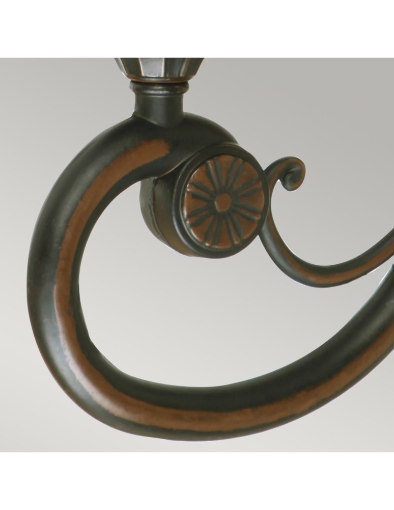 Outdoor wall lamps - Elstead PHILADELPHIA Wall lamp E14 3x60W IP44 Brown PH1-L-OB - product kolory-swiatla.pl 5