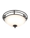 Elstead PEMBROKE Plafond E27 2x60W Black PB-F-A-BLACK