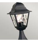 Standing garden lamps - Elstead NORFOLK Outdoor Standing E27 1x100W IP43 Black NR3-BLK - product 4