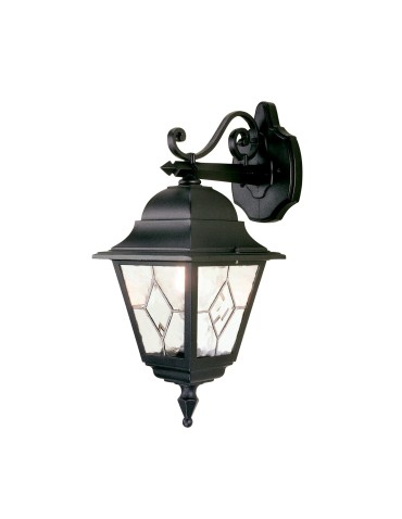 Elstead NORFOLK Wall lamp E27 1x100W IP43 Black NR2-BLK