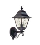 Outdoor wall lamps - Elstead NORFOLK Wall lamp E27 1x100W IP43 Black NR1-BLK - product 1