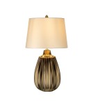 Table lamps with lampshade - Elstead NEWHAM Table Lamp E27 1x60W Brown NEWHAM-TL-S - product 2