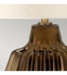 Table lamps with lampshade - Elstead NEWHAM Table Lamp E27 1x60W Brown NEWHAM-TL-S - product 3