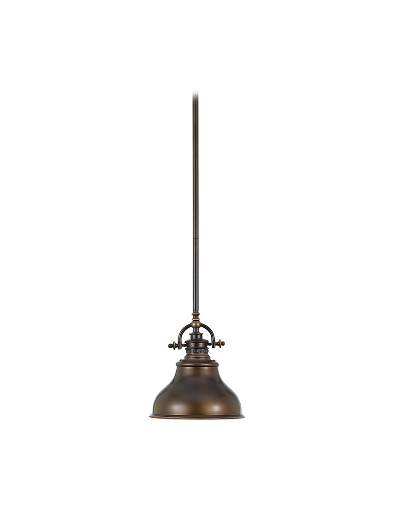 Pendant lamps - Quoizel EMERY 1x60W E27 QZ/EMERY/P/S PN Pendant. - product kolory-swiatla.pl 1