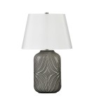 Table lamps with lampshade - Elstead MUSE E27 Table Lamp 1x60W Grey MUSE-TL-GREY - product 1