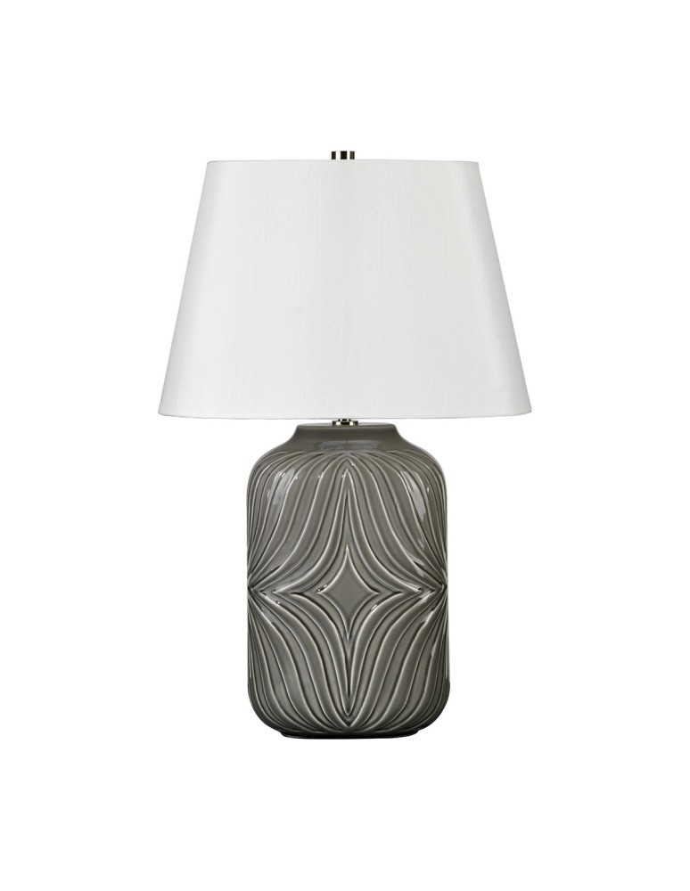 Table lamps with lampshade - Elstead MUSE E27 Table Lamp 1x60W Grey MUSE-TL-GREY - product kolory-swiatla.pl 1