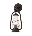 Outdoor wall lamps - Elstead MINERS Wall lamp E27 1x60W IP44 Brown MINERS-WALL - product 1