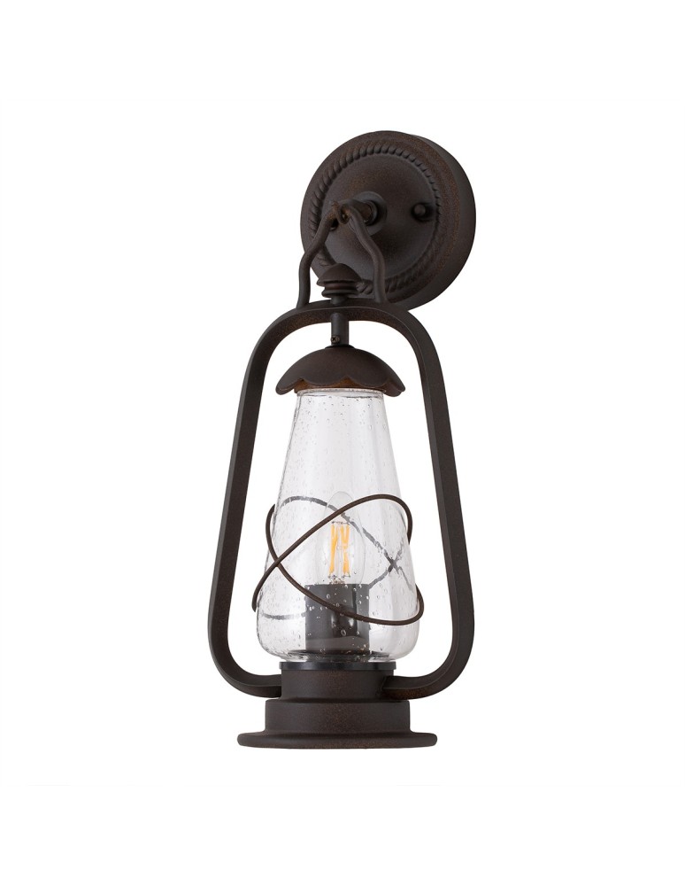 Outdoor wall lamps - Elstead MINERS Wall lamp E27 1x60W IP44 Brown MINERS-WALL - product kolory-swiatla.pl 2