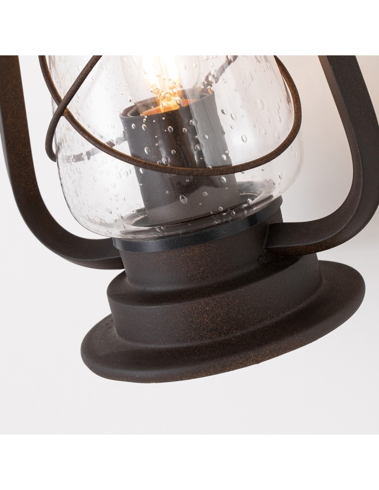 Outdoor wall lamps - Elstead MINERS Wall lamp E27 1x60W IP44 Brown MINERS-WALL - product kolory-swiatla.pl 3