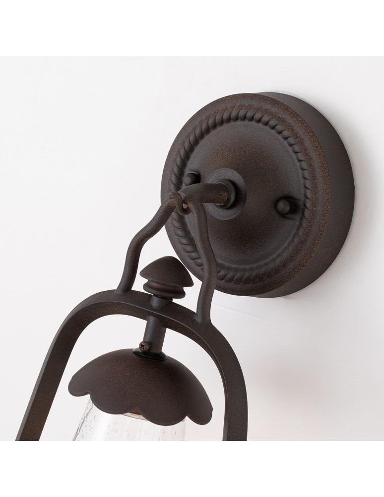 Outdoor wall lamps - Elstead MINERS Wall lamp E27 1x60W IP44 Brown MINERS-WALL - product kolory-swiatla.pl 5