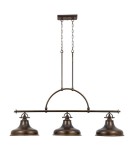 Pendant lamps - Quoizel EMERY 3x100W E27 QZ/EMERY3P PN Pendant. - product 1
