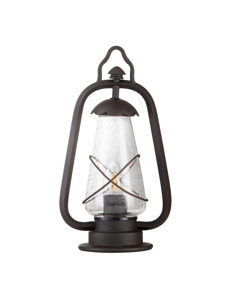 Standing garden lamps - Elstead MINERS Outdoor Standing E27 1x60W IP44 Brown MINERS-PED. - product kolory-swiatla.pl 2