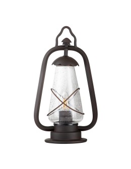Elstead MINERS Stojąca Zewnętrzna E27 1x60W IP44 Brązowy MINERS-PED - produkt 2