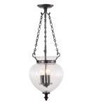 Chandeliers - Elstead FINSBURY 3x60W E14 FP/P/M OLD BRZ Pendant. - product 1