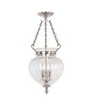 Chandeliers - Elstead FINSBURY 3x60W E14 FP/P/M POL NCKL Pendant. - product 1