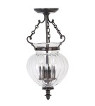 Chandeliers - Elstead FINSBURY 3x60W E14 FP/P/S OLD BRZ Pendant. - product 1