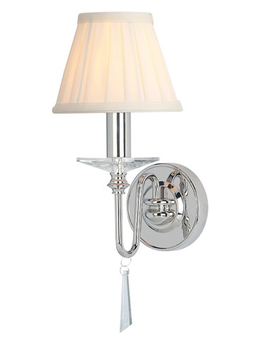 Elstead FINSBURY PARK 1x60W E14 FP1 POL NICKEL Wall lamp.