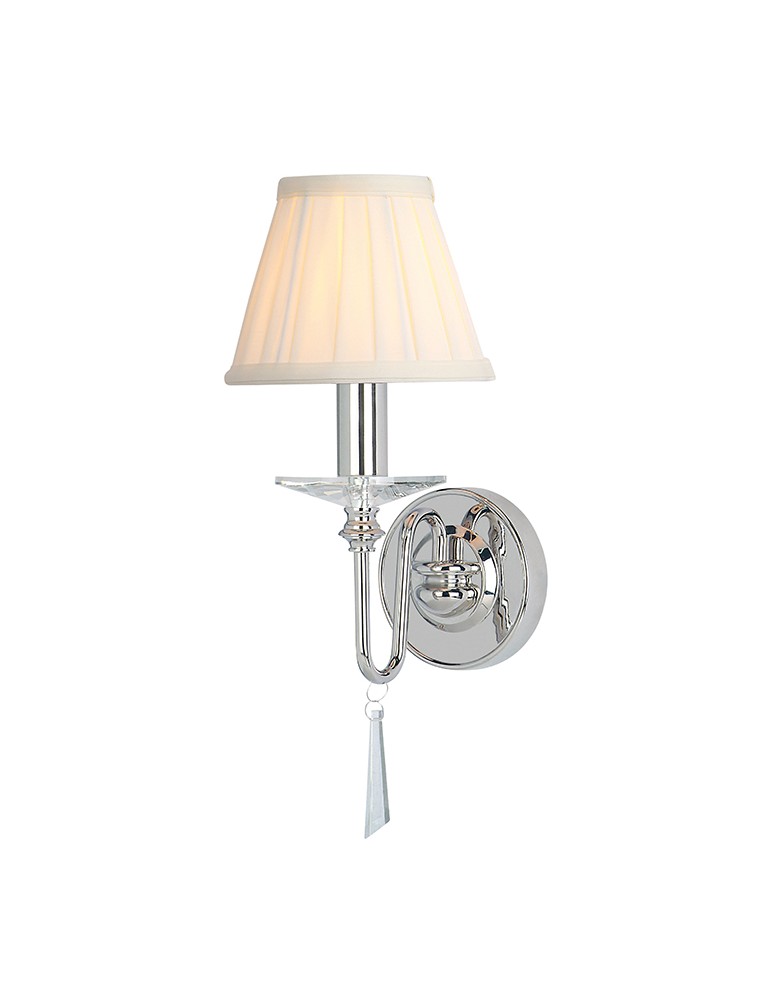 Elstead FINSBURY PARK 1x60W E14 FP1 POL NICKEL Wall lamp.