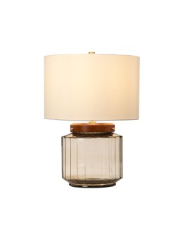 Elstead LUGA Lampa Stołowa E27 1x60W Mosiądz LUGA-TL-SMOKE - produkt 2