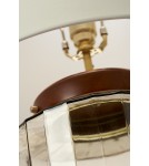 Table lamps with lampshade - Elstead LUGA Table Lamp E27 1x60W Brass LUGA-TL-SMOKE - product 3