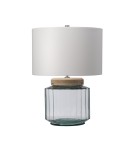 Table lamps with lampshade - Elstead LUGA Table Lamp E27 1x60W Smoky LUGA-TL-NATURAL - product 1
