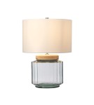 Table lamps with lampshade - Elstead LUGA Table Lamp E27 1x60W Smoky LUGA-TL-NATURAL - product 2
