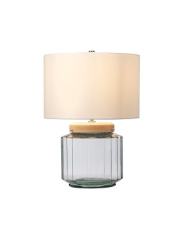 Elstead LUGA Lampa Stołowa E27 1x60W Dymiony LUGA-TL-NATURAL - produkt 2