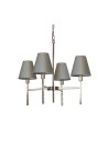 Elstead LUCERNE Chandelier E14 4x25W Nickel LUCERNE-4LT