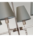 Modern chandeliers - Elstead LUCERNE Chandelier E14 4x25W Nickel LUCERNE-4LT - product 2
