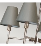 Modern chandeliers - Elstead LUCERNE Chandelier E14 4x25W Nickel LUCERNE-4LT - product 3