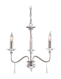 Elstead FINSBURY PARK 3x60W E14 FP3 POL NICKEL Pendant.