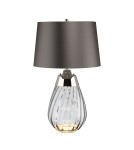 Table lamps with lampshade - Elstead LENA Table Lamp E27+GU10 1x60W+1x7W Tinted LENA-TL-S-SMOKE - product 1