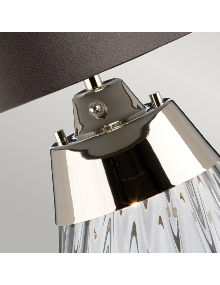 Table lamps with lampshade - Elstead LENA Table Lamp E27+GU10 1x60W+1x7W Tinted LENA-TL-S-SMOKE - product kolory-swiatla.pl 2