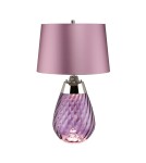 Table lamps with lampshade - Elstead LENA Table Lamp E27+GU10 1x60W+1x7W Purple LENA-TL-S-PLUM. - product 1
