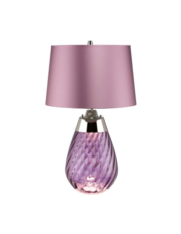 Elstead LENA Table Lamp E27+GU10 1x60W+1x7W Purple LENA-TL-S-PLUM.