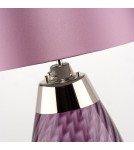 Table lamps with lampshade - Elstead LENA Table Lamp E27+GU10 1x60W+1x7W Purple LENA-TL-S-PLUM. - product 2