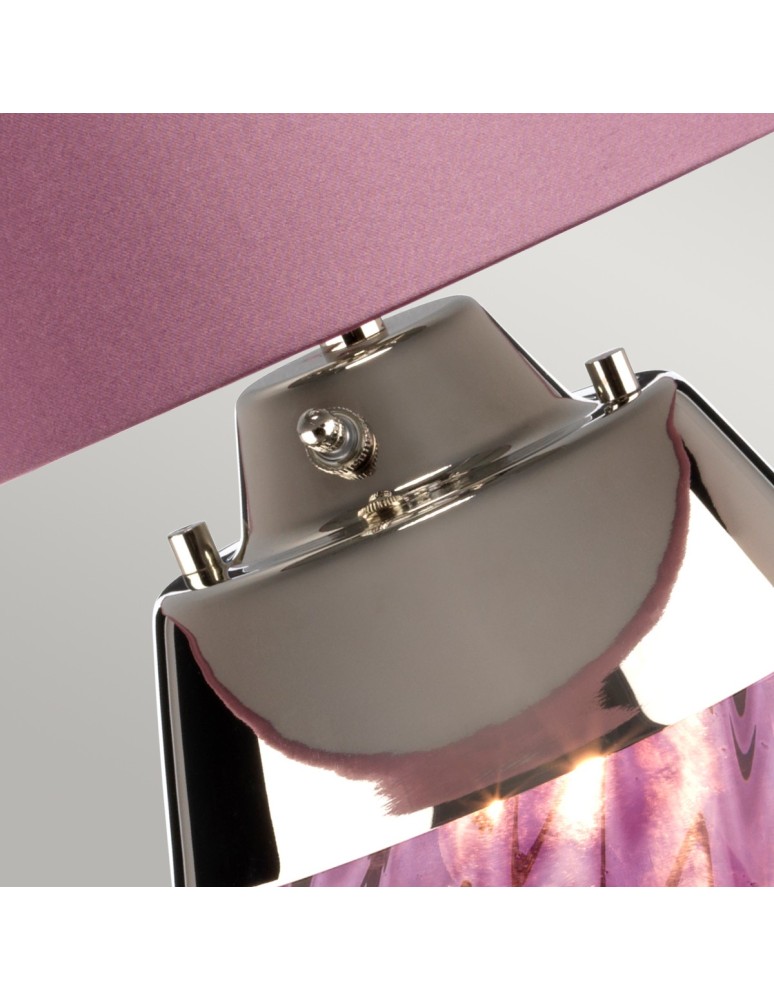 Table lamps with lampshade - Elstead LENA Table Lamp E27+GU10 1x60W+1x7W Purple LENA-TL-S-PLUM. - product kolory-swiatla.pl 4