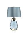 Elstead LENA Table Lamp E27+GU10 1x60W+1x7W Blue LENA-TL-S-BLUE