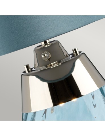 Elstead LENA Table Lamp E27+GU10 1x60W+1x7W Blue LENA-TL-S-BLUE - product 2