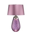 Table lamps with lampshade - Elstead LENA Table Lamp E27+GU10 1x60W+1x7W Purple LENA-TL-L-PLUM - product 1
