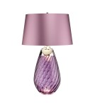 Table lamps with lampshade - Elstead LENA Table Lamp E27+GU10 1x60W+1x7W Purple LENA-TL-L-PLUM - product 2